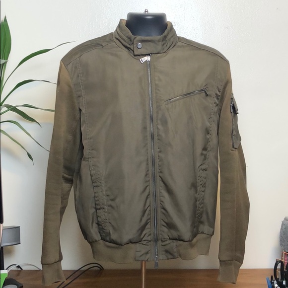 Ralph Lauren army green bomber jacket - Picture 2 of 5